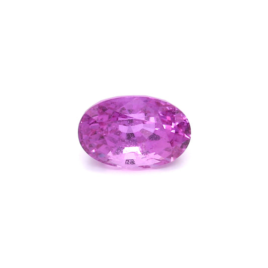 2.64ct Purplish Pink, Oval Sapphire, Heated, Madagascar - 9.21 x 6.09 x 5.58mm