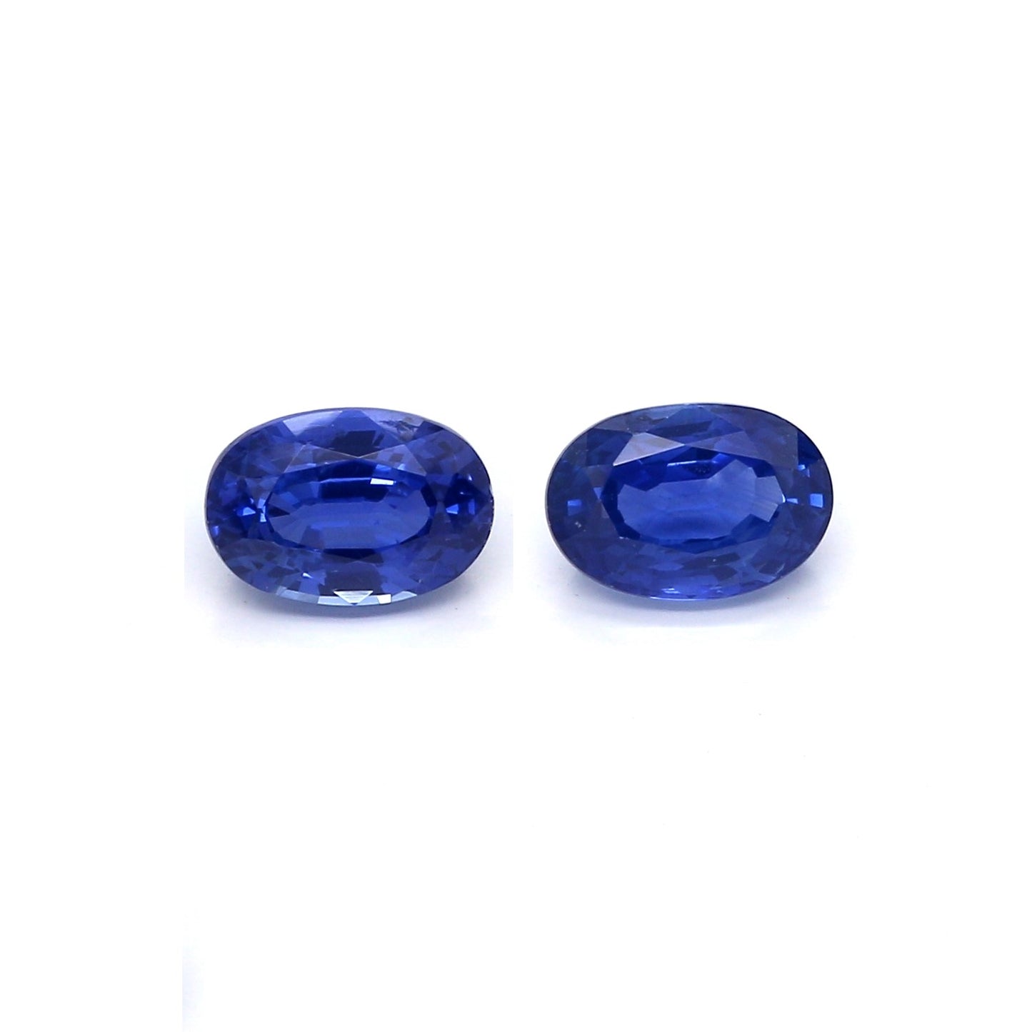 2.65ct Oval Sapphire Pair, Heated, Sri Lanka - 7.4 x 5.1mm