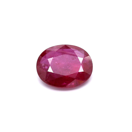 2.68ct Oval Ruby, H(b), Thailand - 10.04 x 8.15 x 3.26mm