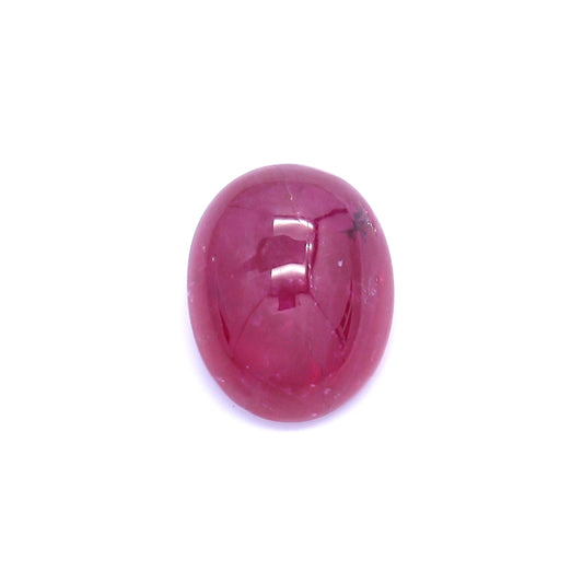 2.71ct Oval Cabochon Ruby, H(b), Thailand - 9.04 x 7.18 x 4.24mm