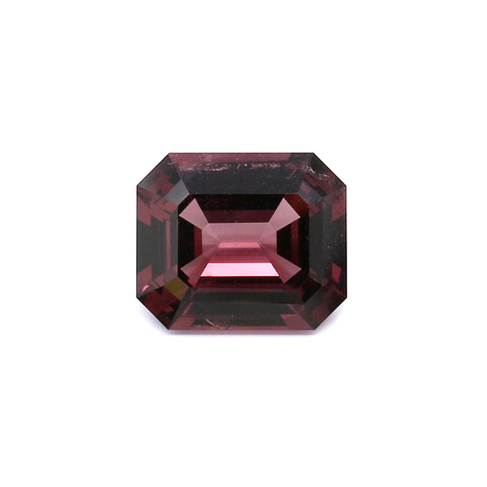 2.73ct Reddish Purple, Octagon Sapphire, Heated, East Africa - 9.49 x 7.99 x 4.32mm