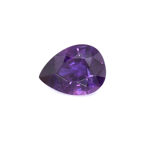 3.11ct Violetish Blue / Purple, Pear Shape Color Change Sapphire, No Heat, Madagascar - 10.87 x 8.16 x 4.94mm