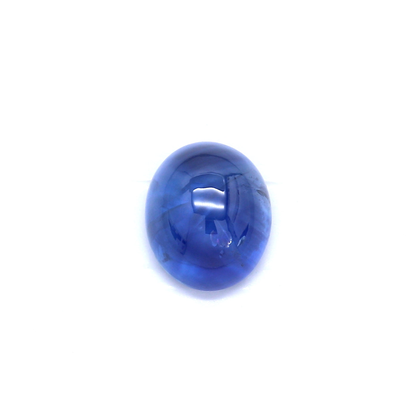 3.19ct Oval Cabochon Sapphire, Heated, Sri Lanka - 8.77 x 7.23 x 4.76mm