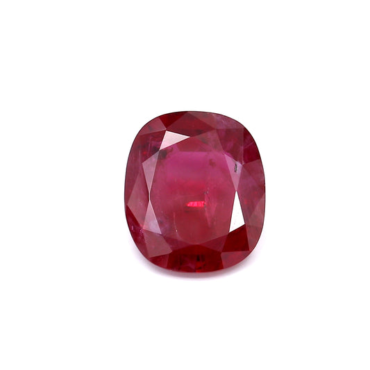 3.42ct Cushion Ruby, H(a), Thailand - 10.34 x 8.74 x 4.07mm