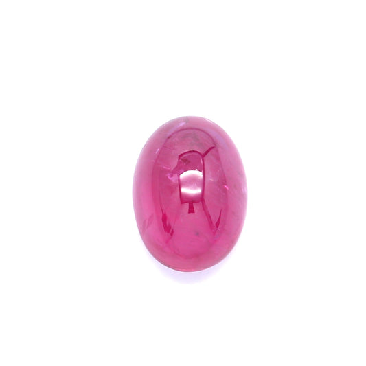 3.82ct Purplish Red, Oval Ruby, H(b), Thailand - 10.25 x 7.23 x 5.23mm