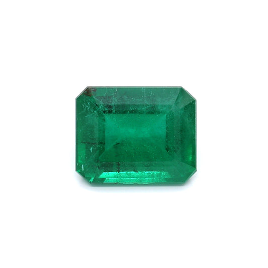 3.83ct Octagon Emerald, Minor Oil, Zambia - 10.84 x 8.81 x 5.60mm