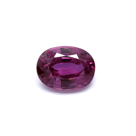 4.06ct Purplish Pink, Oval Sapphire, No Heat, Madagascar - 10.28 x 7.84 x 5.32mm