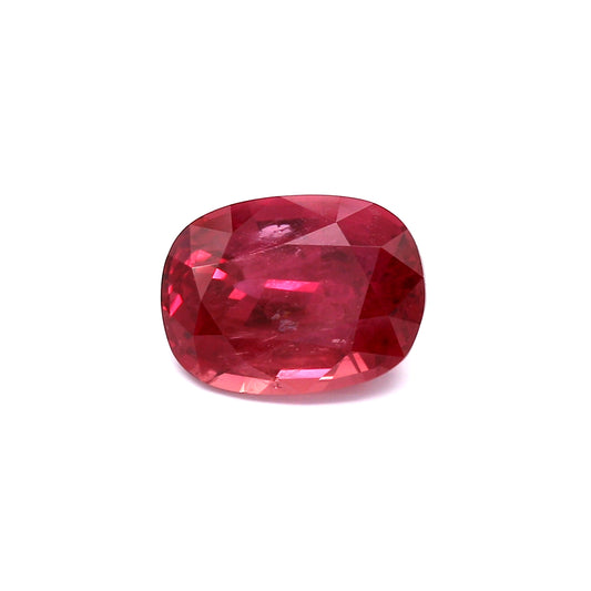 4.12ct Cushion Ruby, H(b), Thailand - 10.79 x 7.96 x 5.48mm