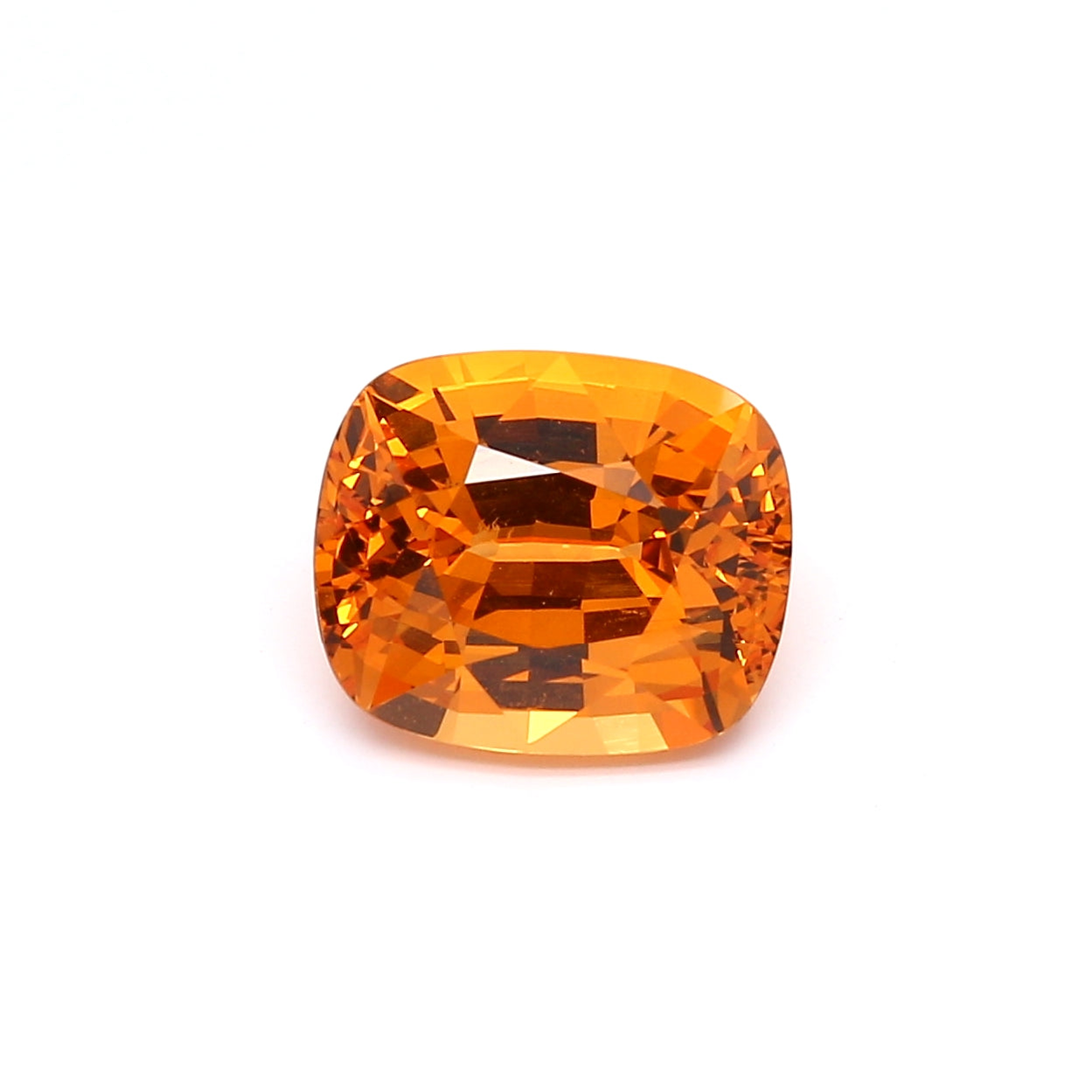 4.15ct Cushion Spessartite, No Treatment - 9.49 x 8.02 x 5.73mm