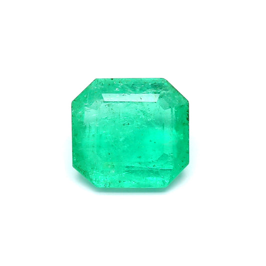 4.17ct Octagon Emerald, Moderate Oil, Colombia - 10.49 x 9.82 x 5.56mm