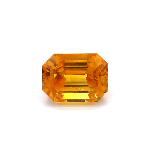 4.21ct Yellow, Octagon Sapphire, Heated, Sri Lanka - 9.61 x 7.18 x 5.83mm