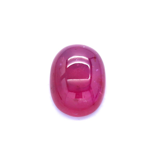 4.31ct Oval Cabochon Ruby, H(a), Thailand - 11.16 x 8.31 x 3.89mm