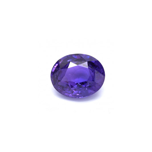 4.52ct Oval, Purple Sapphire, No Heat, Madagascar - 10.80 x 8.88 x 5.62mm