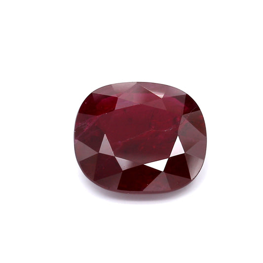 4.71ct Cushion Ruby, H(b), Thailand - 11.62 x 10.53 x 4.28mm