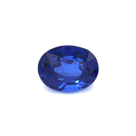 5.04ct Vivid Blue, Oval Sapphire, Heated - 10.65 x 8.33 x 6.62mm