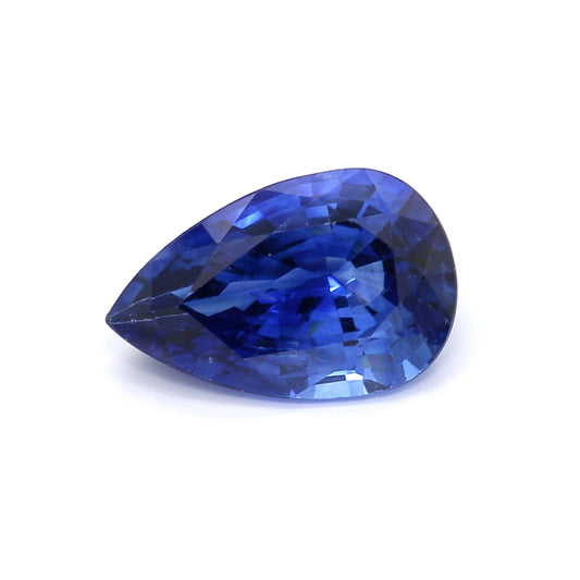 5.70ct Pear Shape Sapphire, Heated, Sri Lanka - 14.51 x 9.38 x 5.68mm