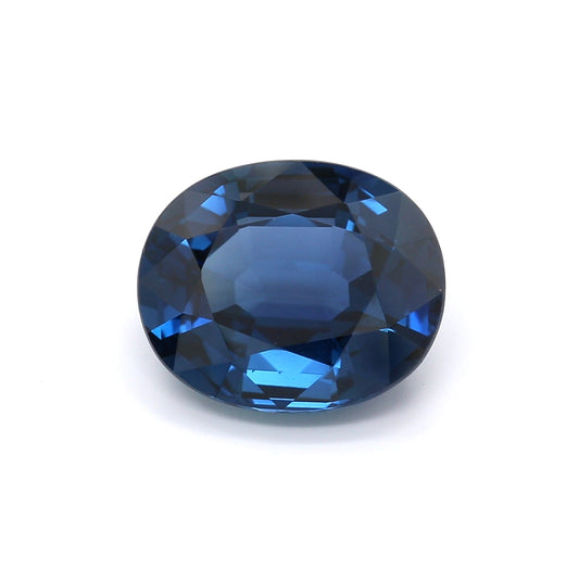 6.91ct Oval Sapphire, No Heat, Basaltic - 12.62 x 10.49 x 5.93mm