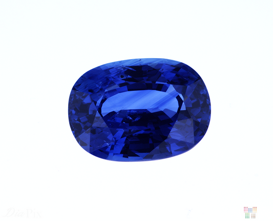 10.29ct Vivid, Royal Blue, Oval Sapphire, Heated, Sri Lanka - 14.84 x 10.99 x 7.01mm