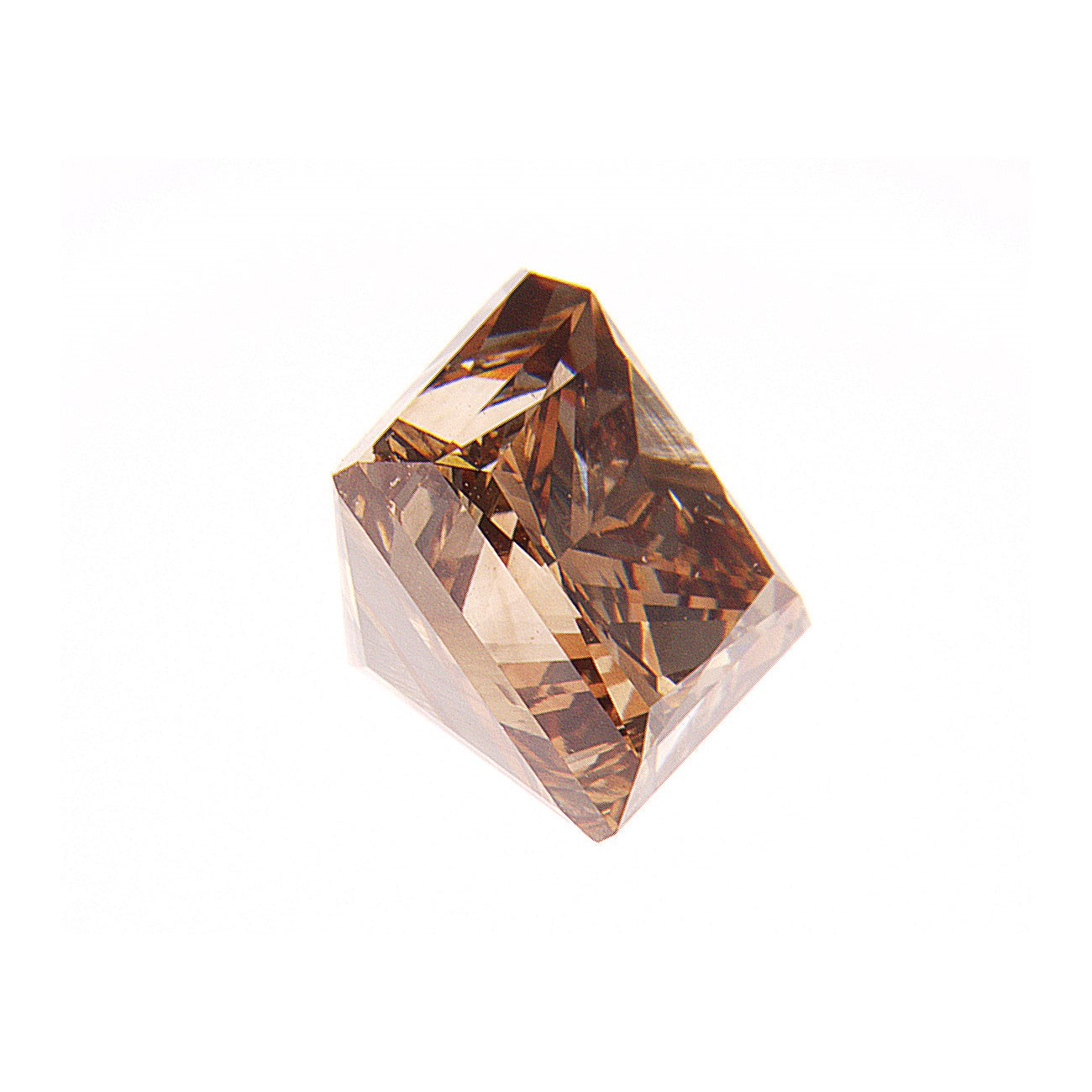 3.02ct Fancy Deep Brown, Princess Cut Diamond, SI1 - 7.38 x 7.24 x 6.31mm