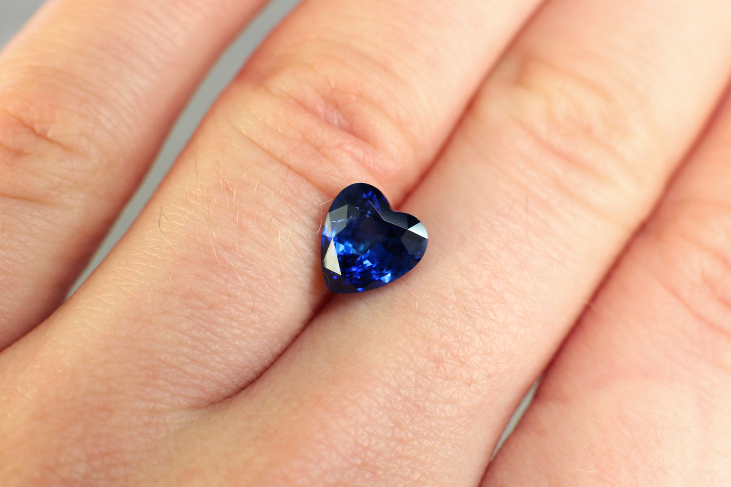 2.44ct Heart Shape Sapphire, Heated, Sri Lanka - 8.19 x 7.77 x 4.73mm